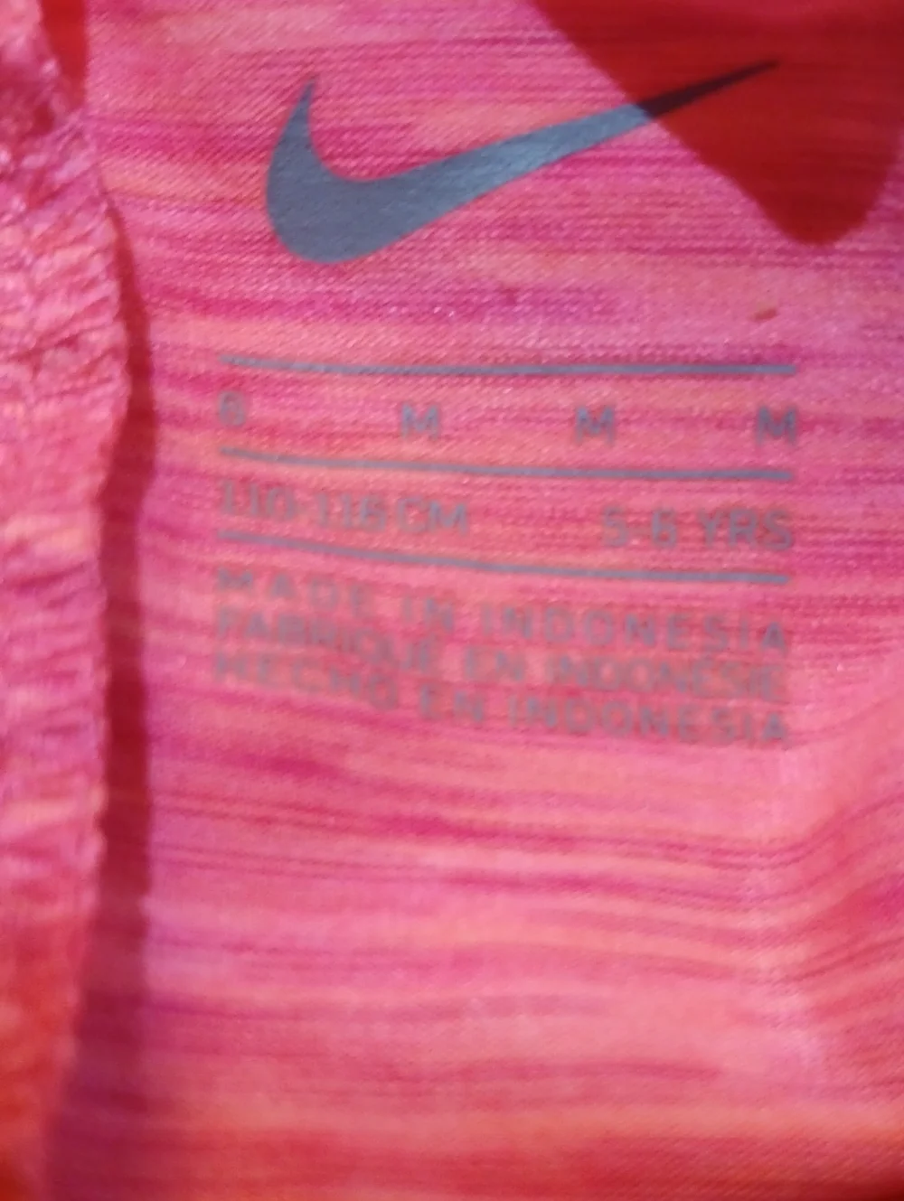 Little Girls Nike Pink and Grey Romper Size 6